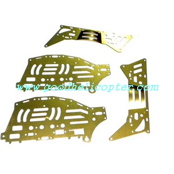 fq777-777-fq777-777d helicopter parts metal frame set 4pcs (golden color)